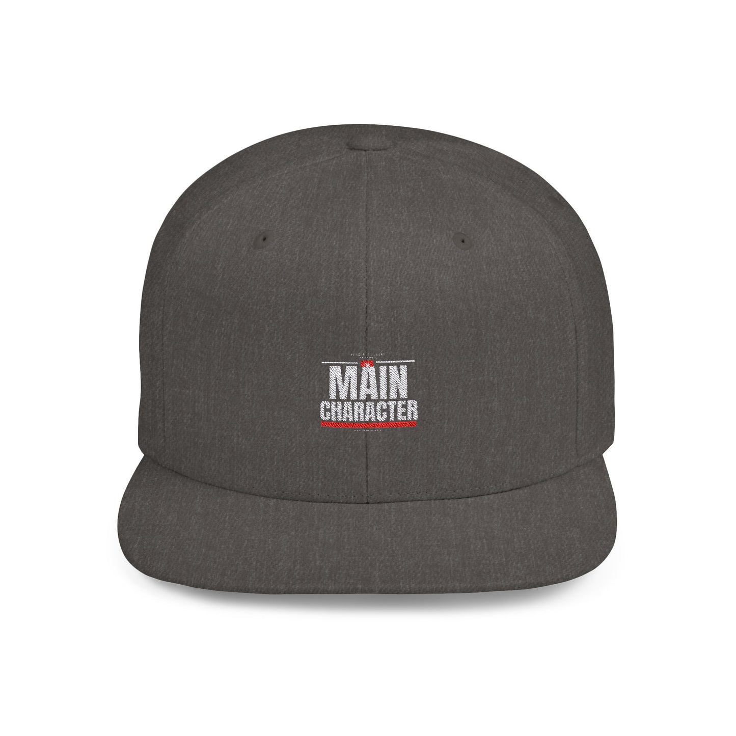 Main Character Flat Bill Snapback