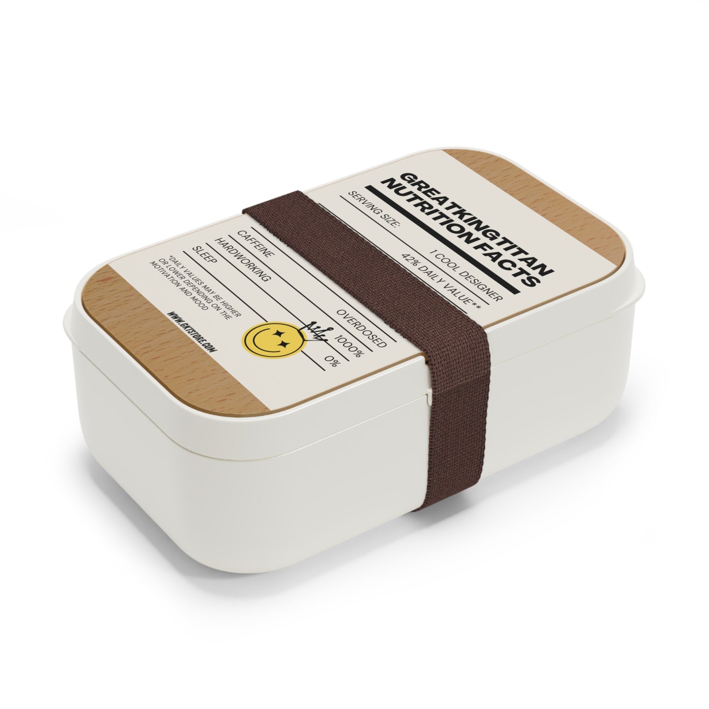 GreatKingTitan Nutrition Facts Bento Lunch Box
