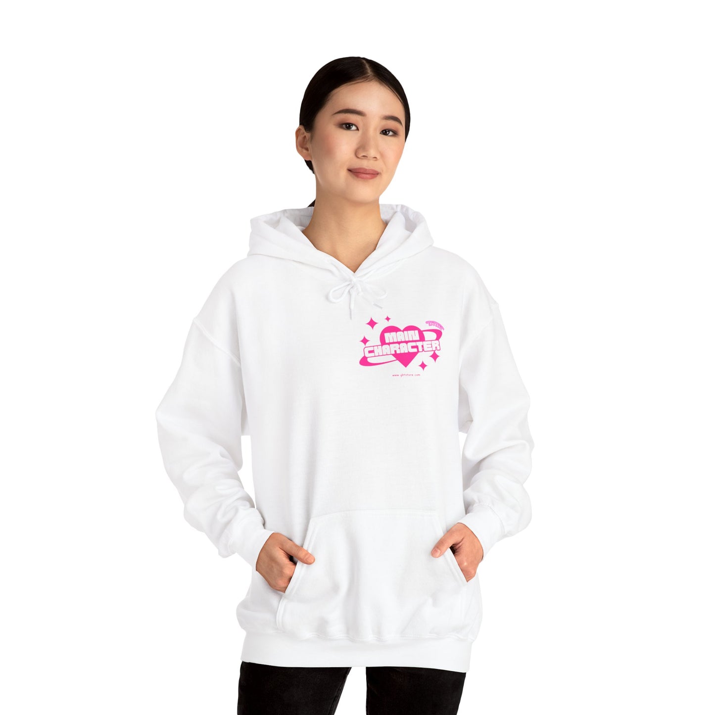 Main Character Pink Burst Hoodie