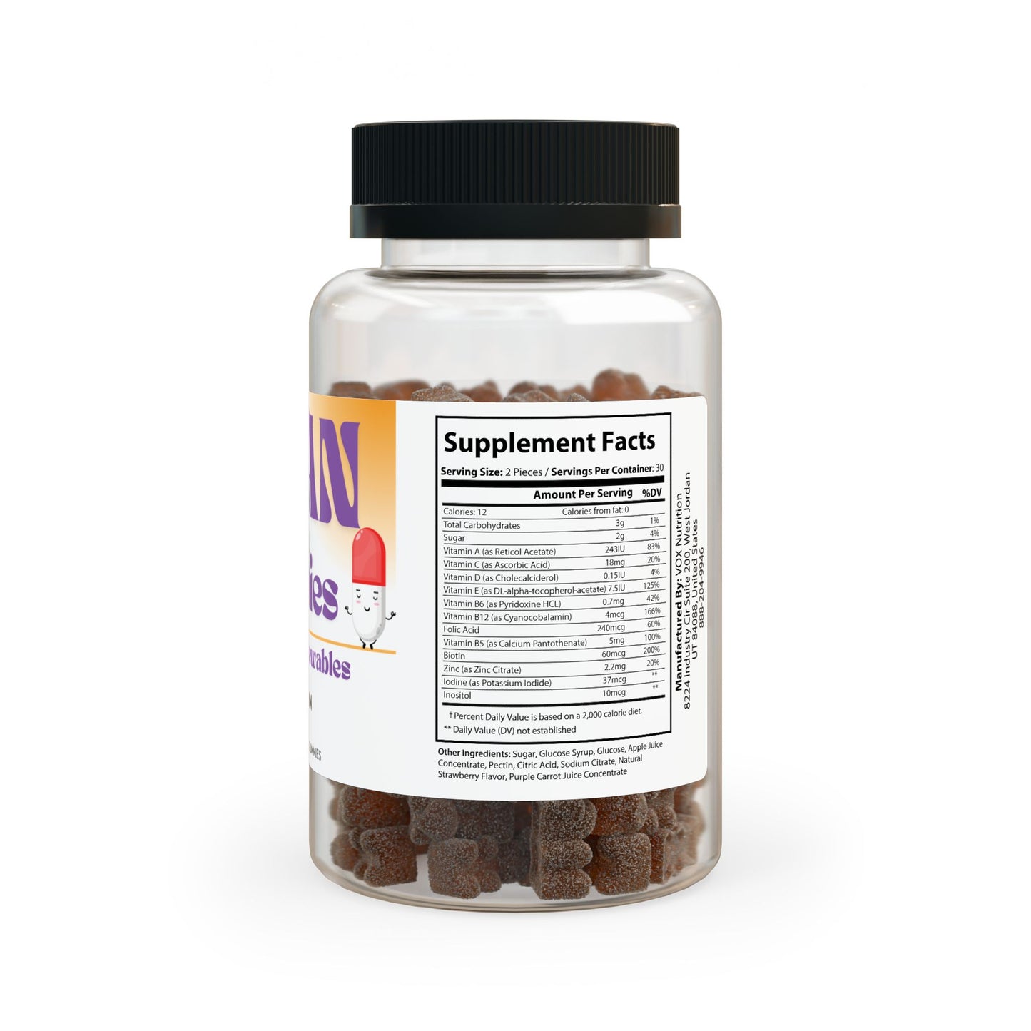 Multivitamin Gummies for Adults (60 Gummies)