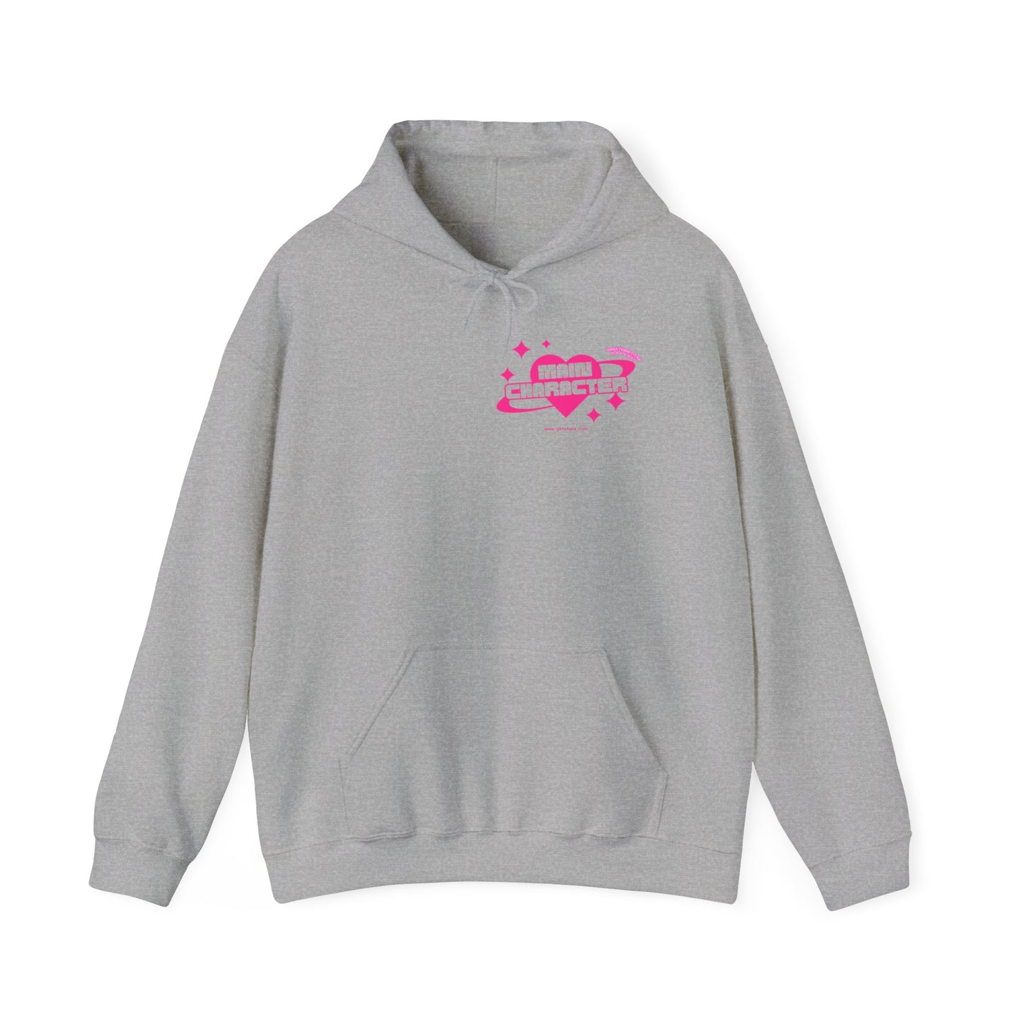 Main Character Pink Burst Hoodie