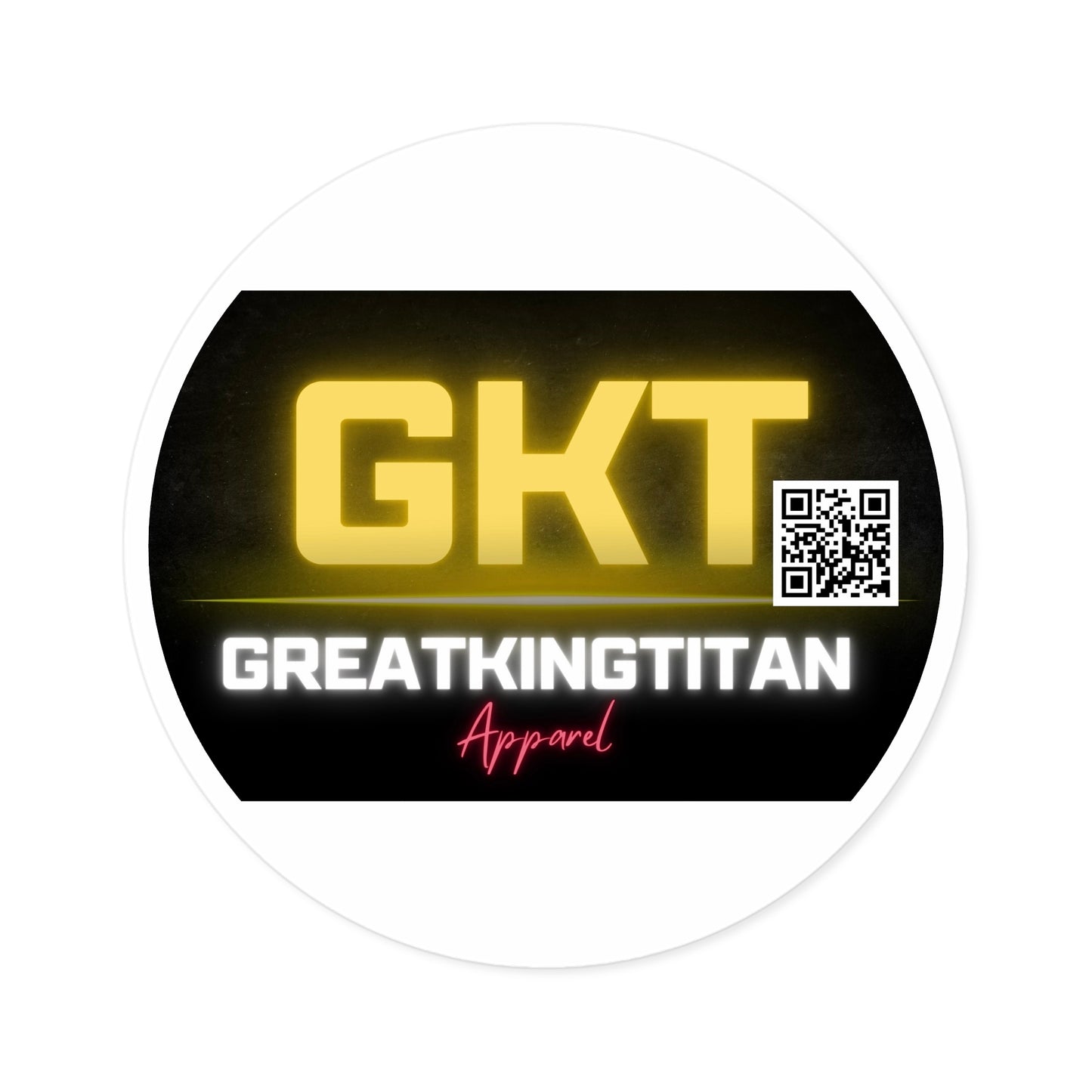 GKT apparel sticker