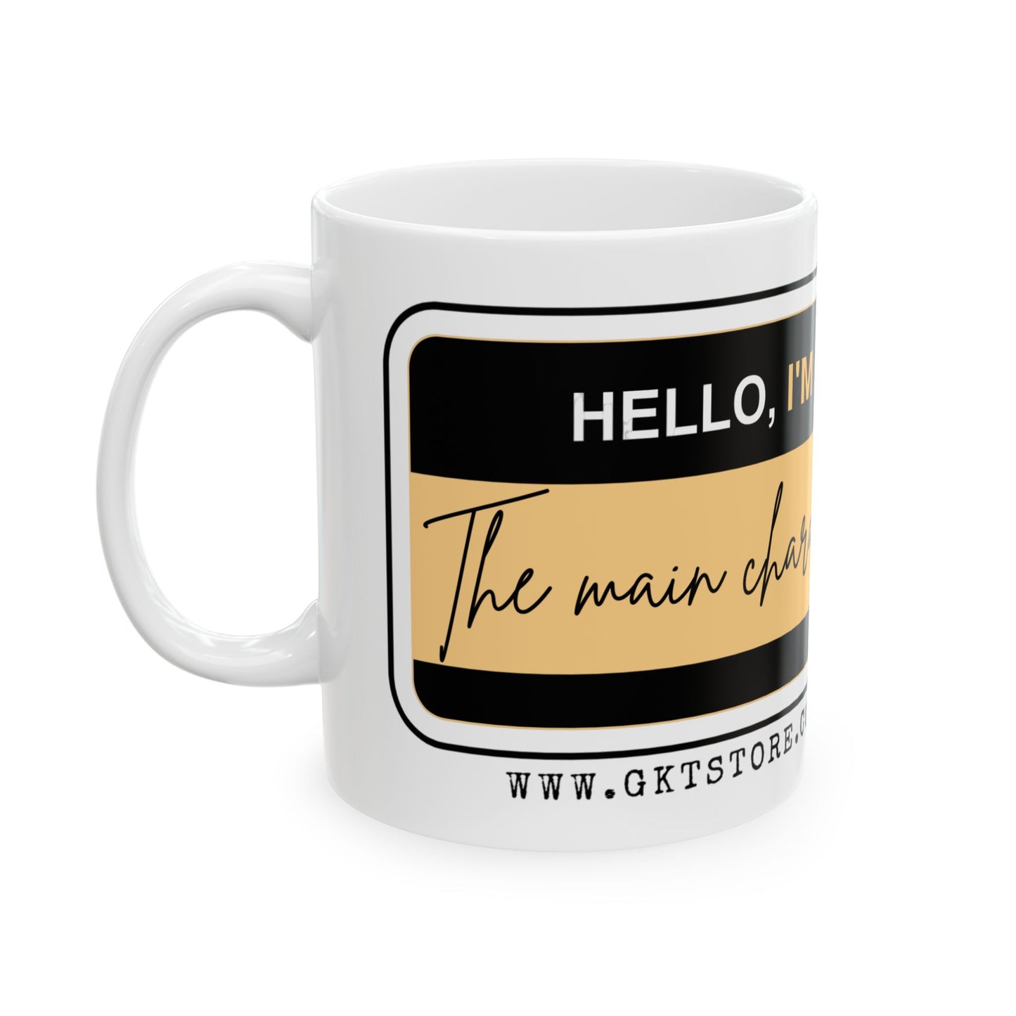 Hello I'm Character Ceramic Mug