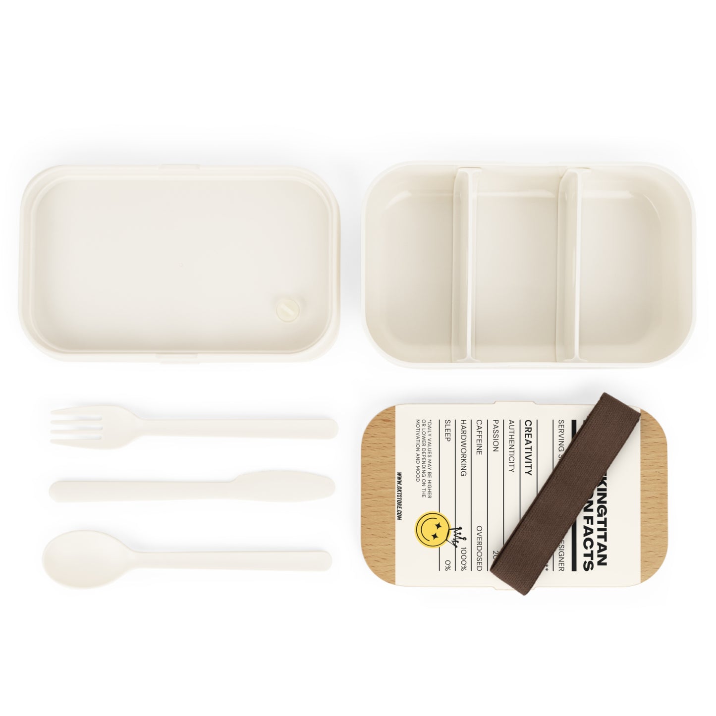 GreatKingTitan Nutrition Facts Bento Lunch Box