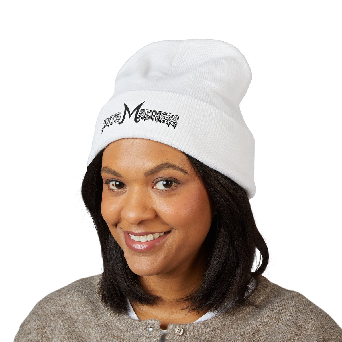 Into Madness Majin Logo Cuffed Beanie — Majin Logo