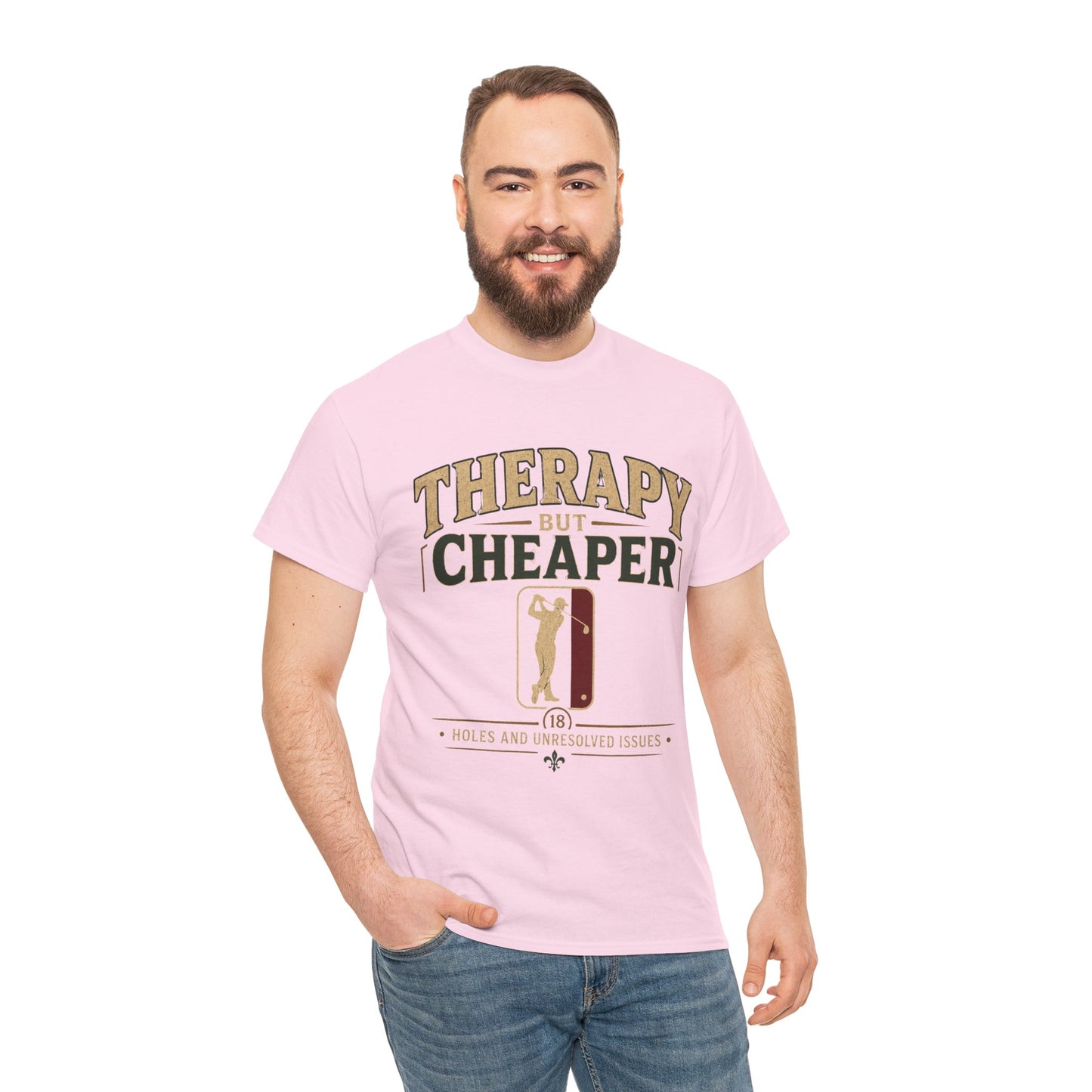 Golf Therapy Tee — "Therapy But Cheaper" Shirt