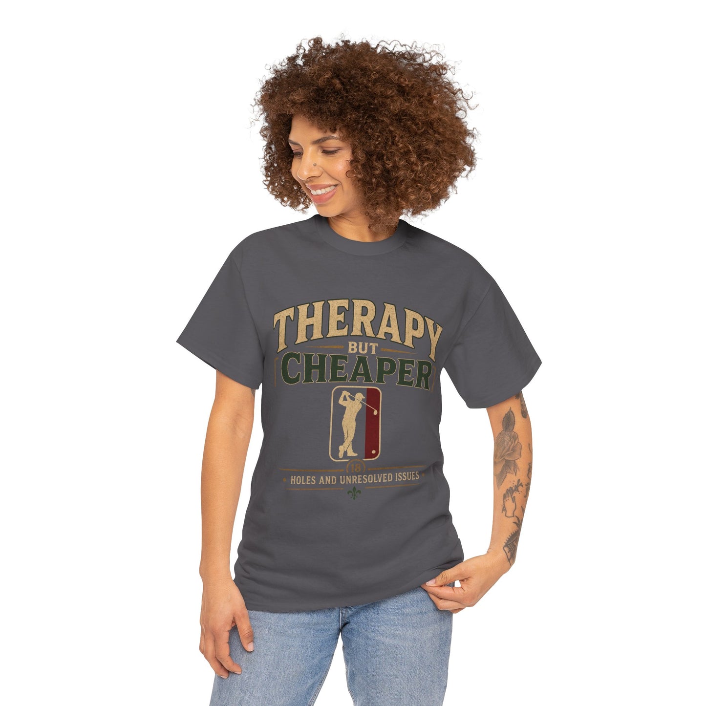 Golf Therapy Tee — "Therapy But Cheaper" Shirt