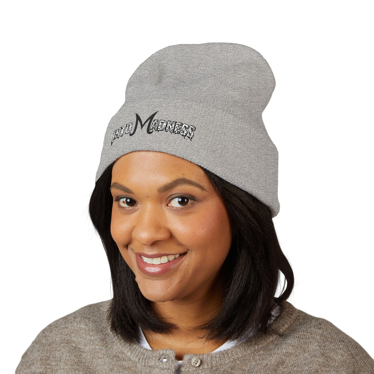 Into Madness Majin Logo Cuffed Beanie — Majin Logo