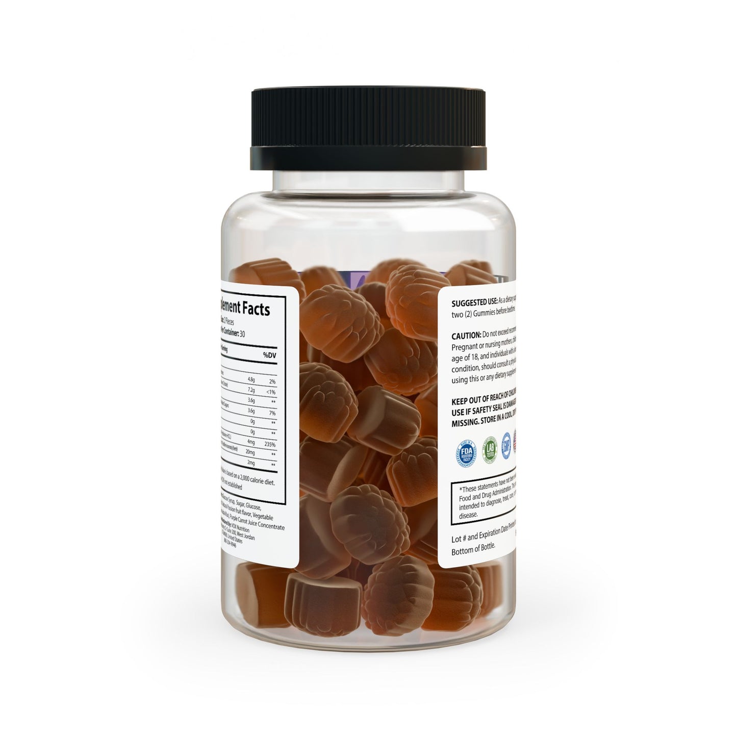 Level Up yor sleep Titan Sleep Well Gummies (60 Gummies)