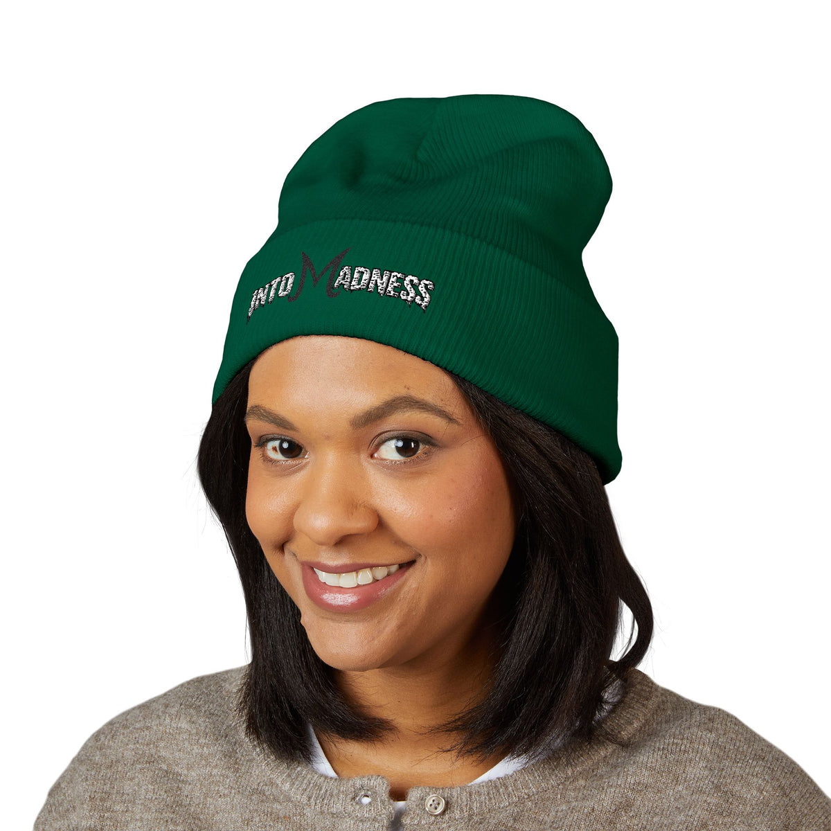 Into Madness Majin Logo Cuffed Beanie — Majin Logo