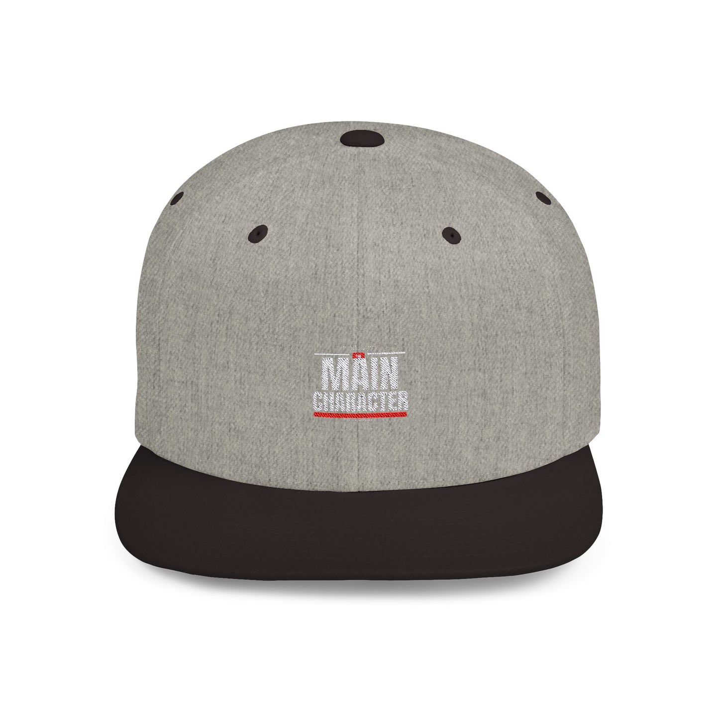 Main Character Flat Bill Snapback