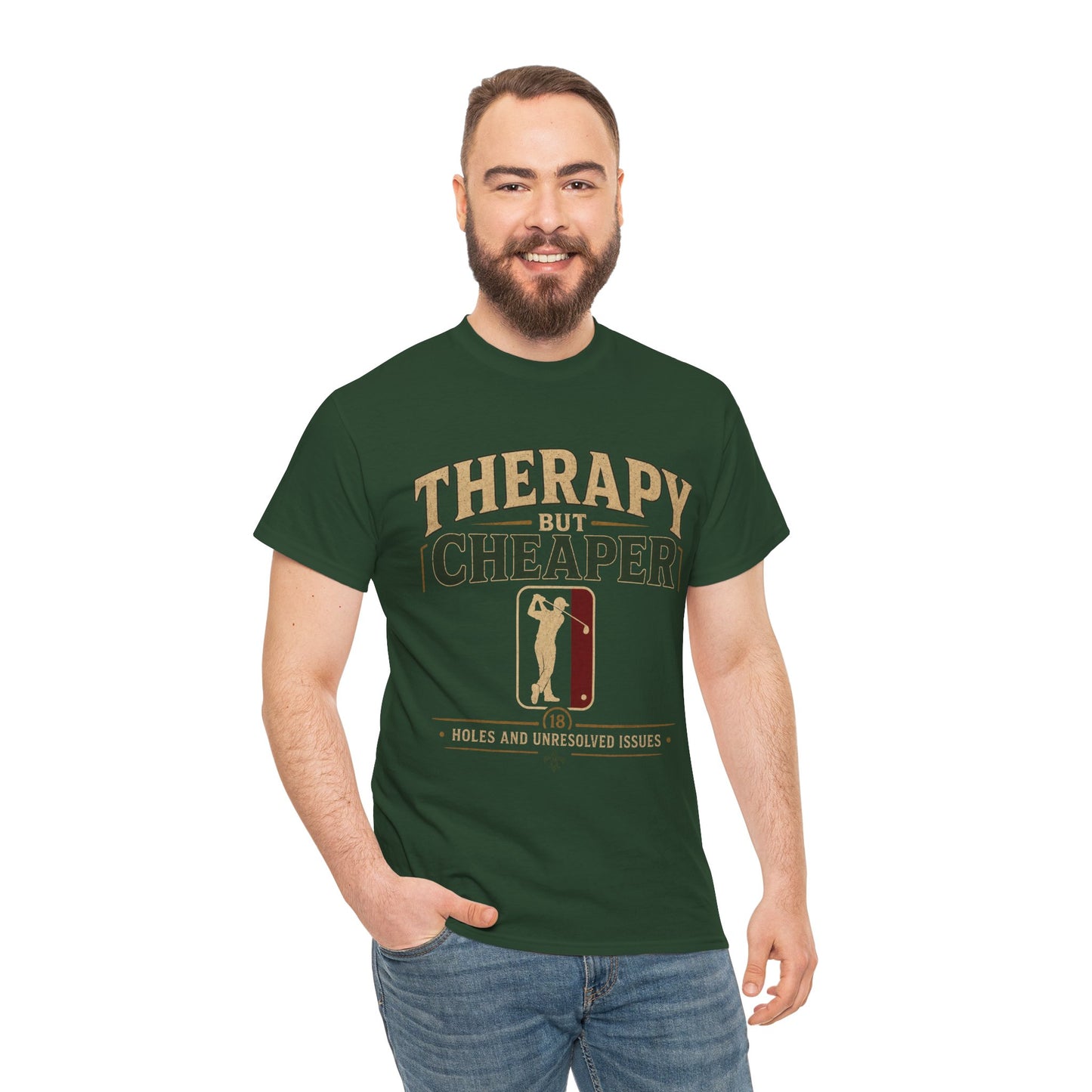 Golf Therapy Tee — "Therapy But Cheaper" Shirt