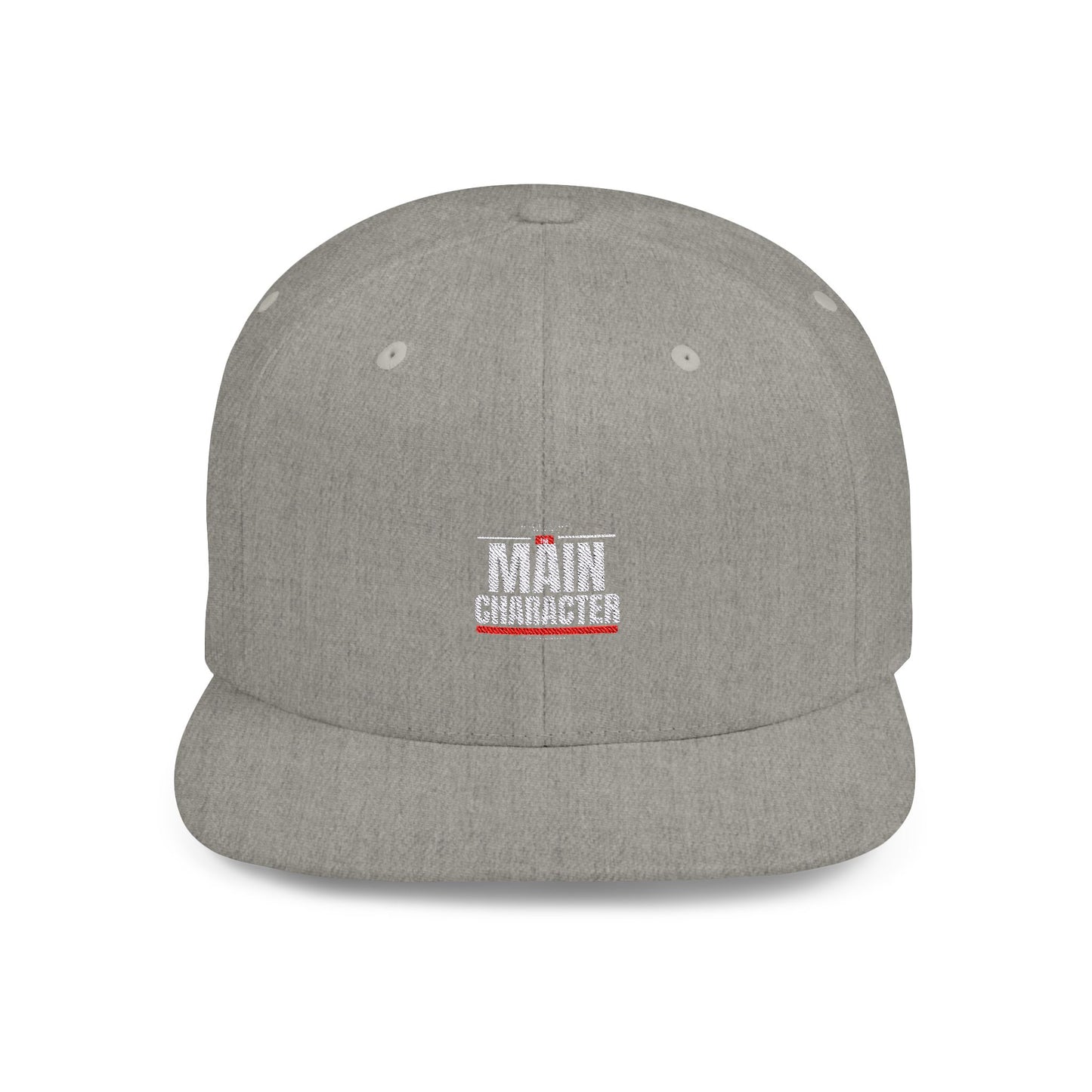 Main Character Flat Bill Snapback