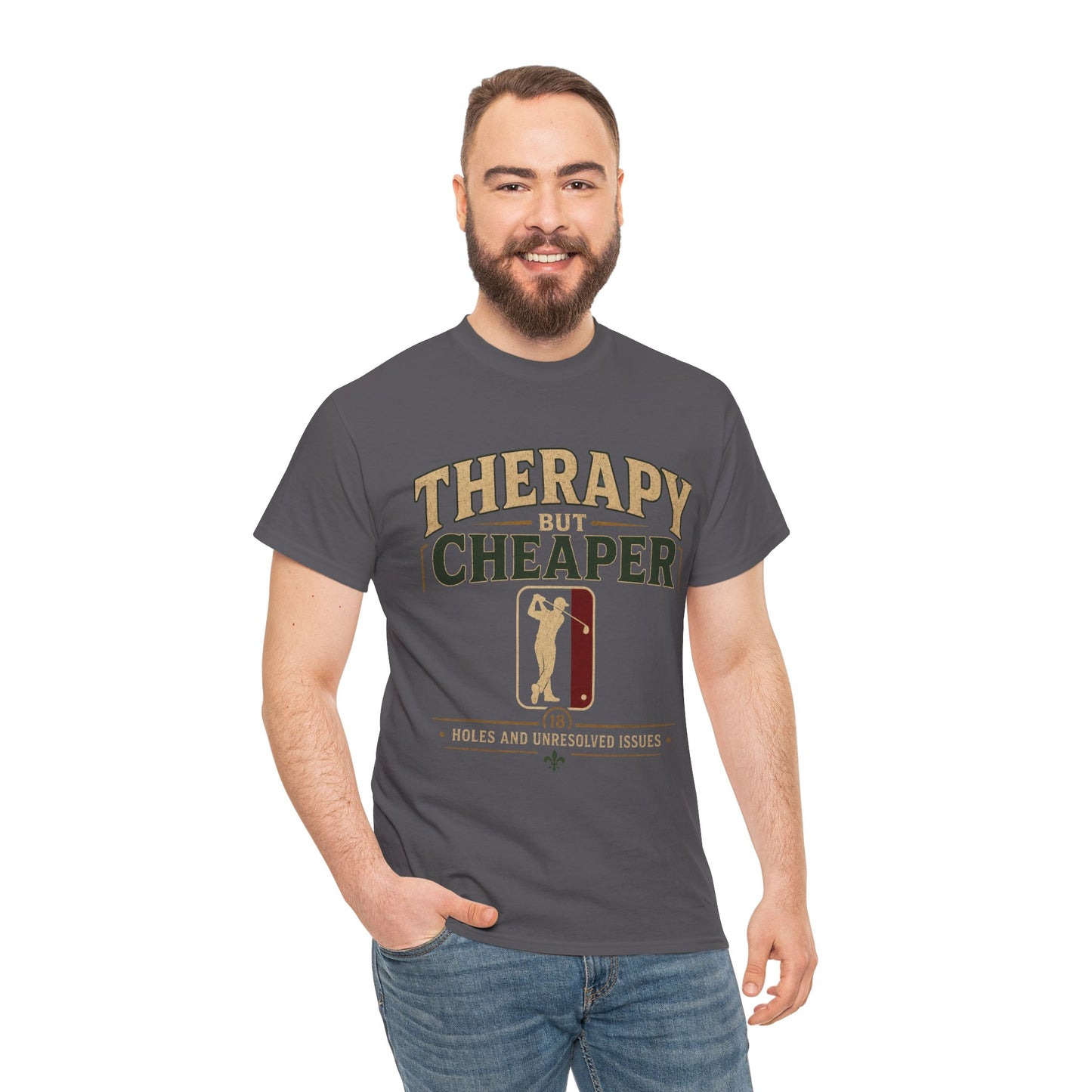 Golf Therapy Tee — "Therapy But Cheaper" Shirt