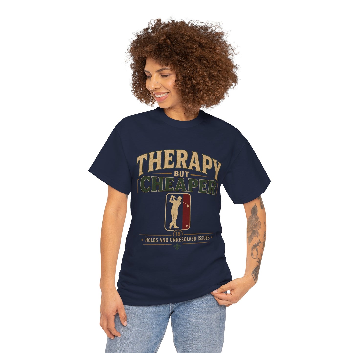 Golf Therapy Tee — "Therapy But Cheaper" Shirt