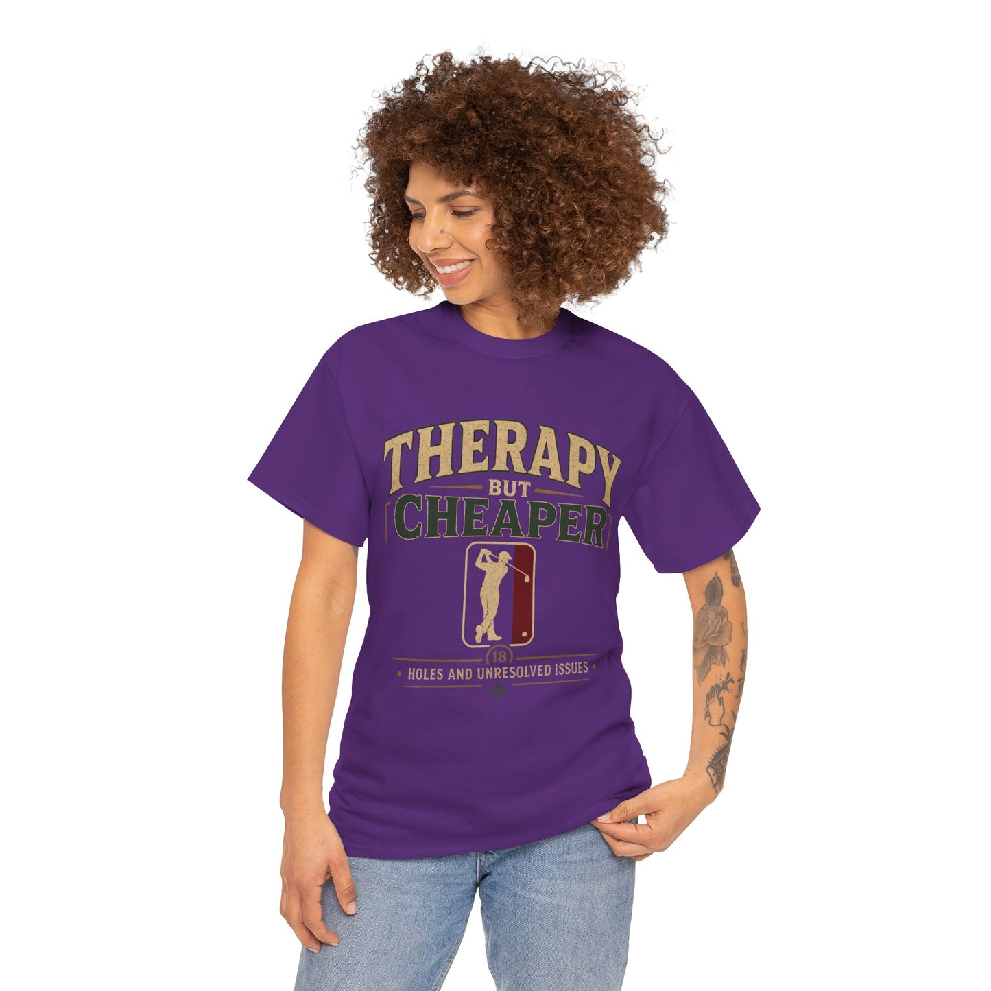 Golf Therapy Tee — "Therapy But Cheaper" Shirt