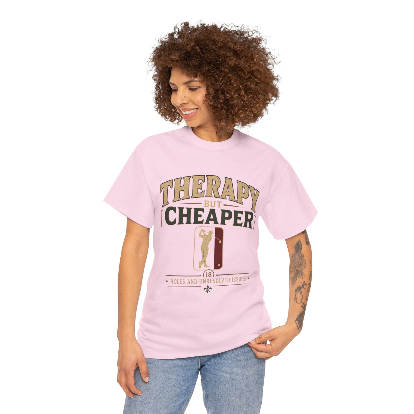 Golf Therapy Tee — "Therapy But Cheaper" Shirt