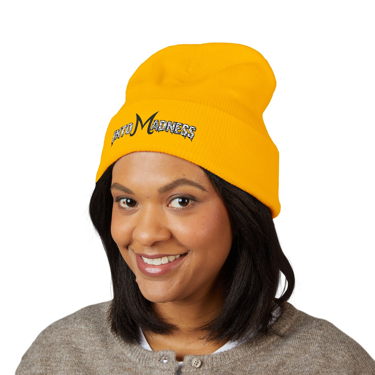Into Madness Majin Logo Cuffed Beanie — Majin Logo