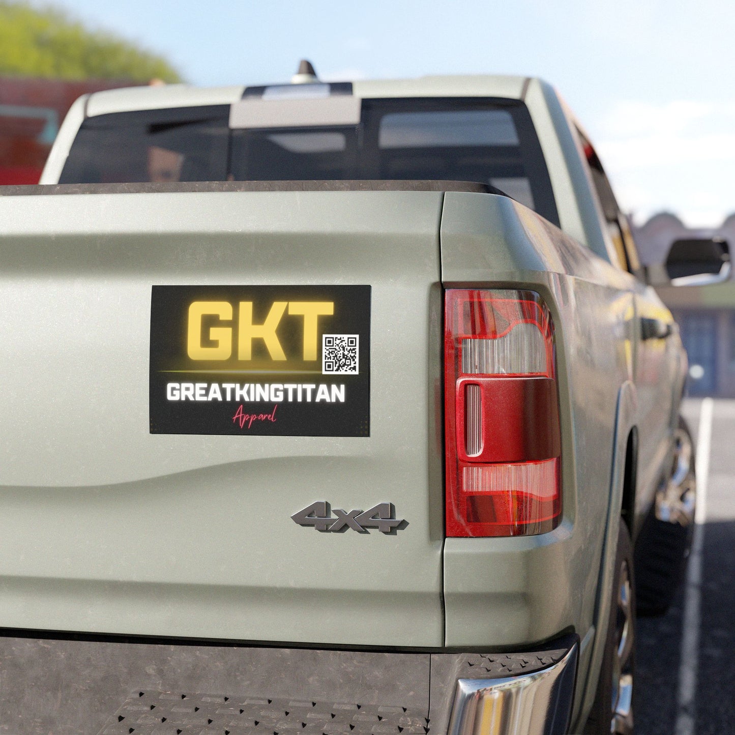 Greatkingtitan apparel bumper sticker