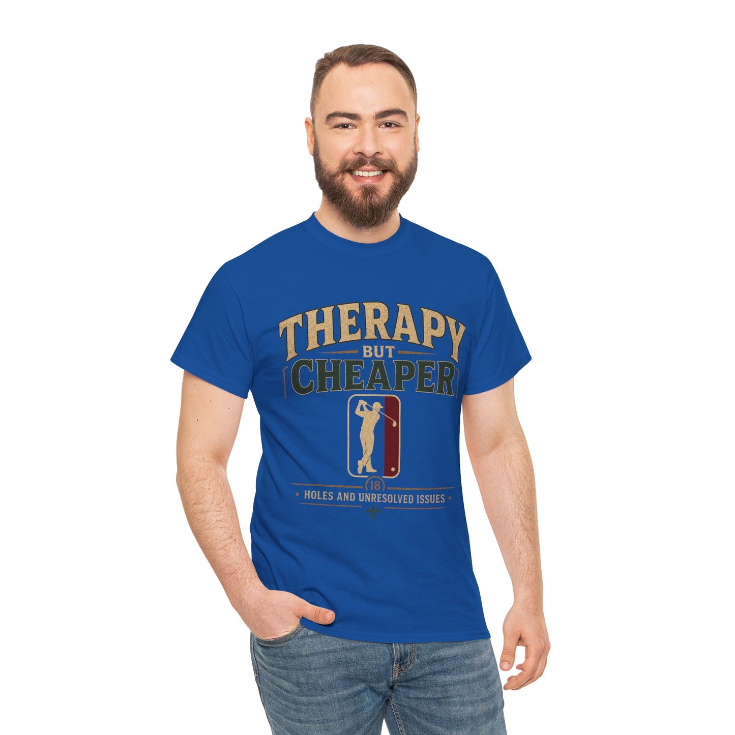 Golf Therapy Tee — "Therapy But Cheaper" Shirt