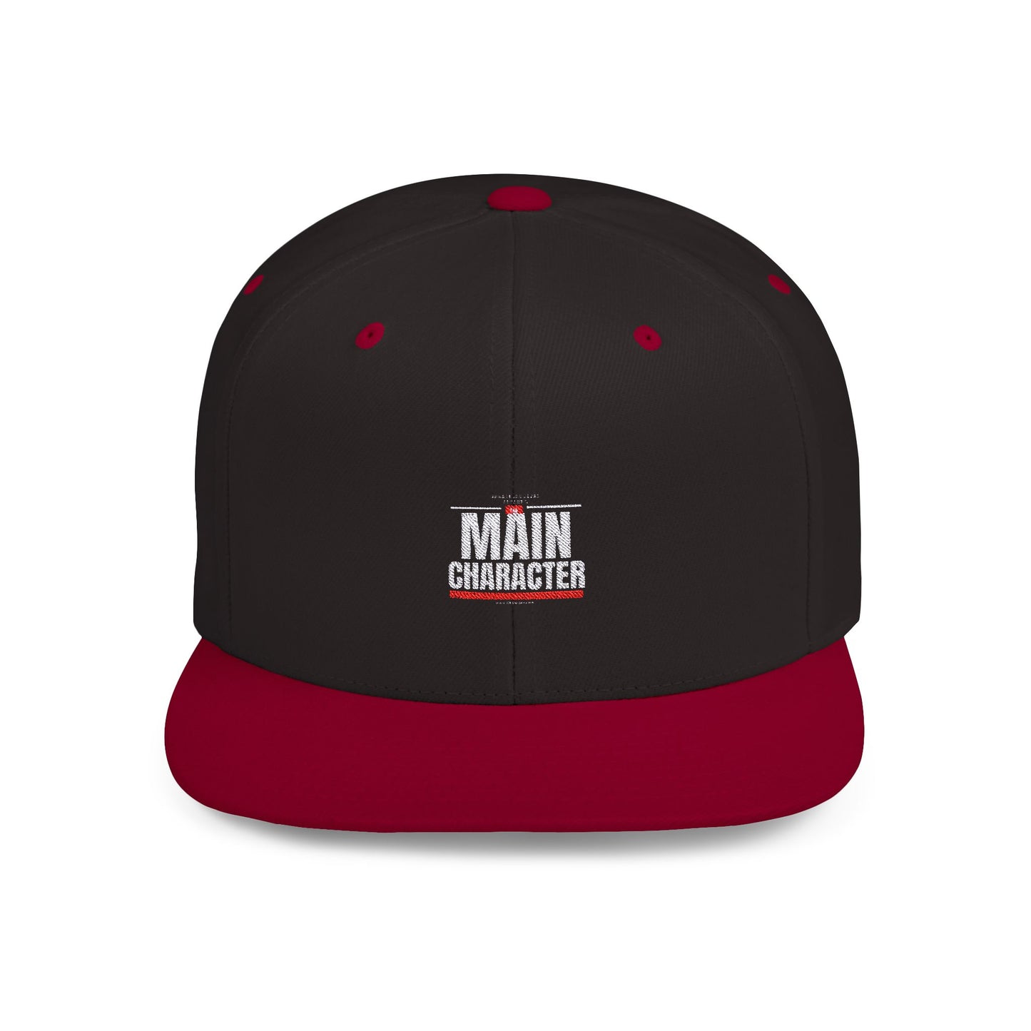 Main Character Flat Bill Snapback