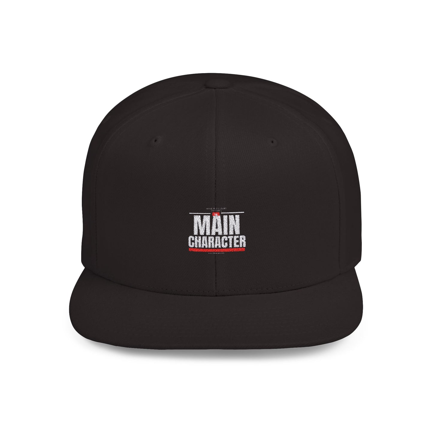 Main Character Flat Bill Snapback