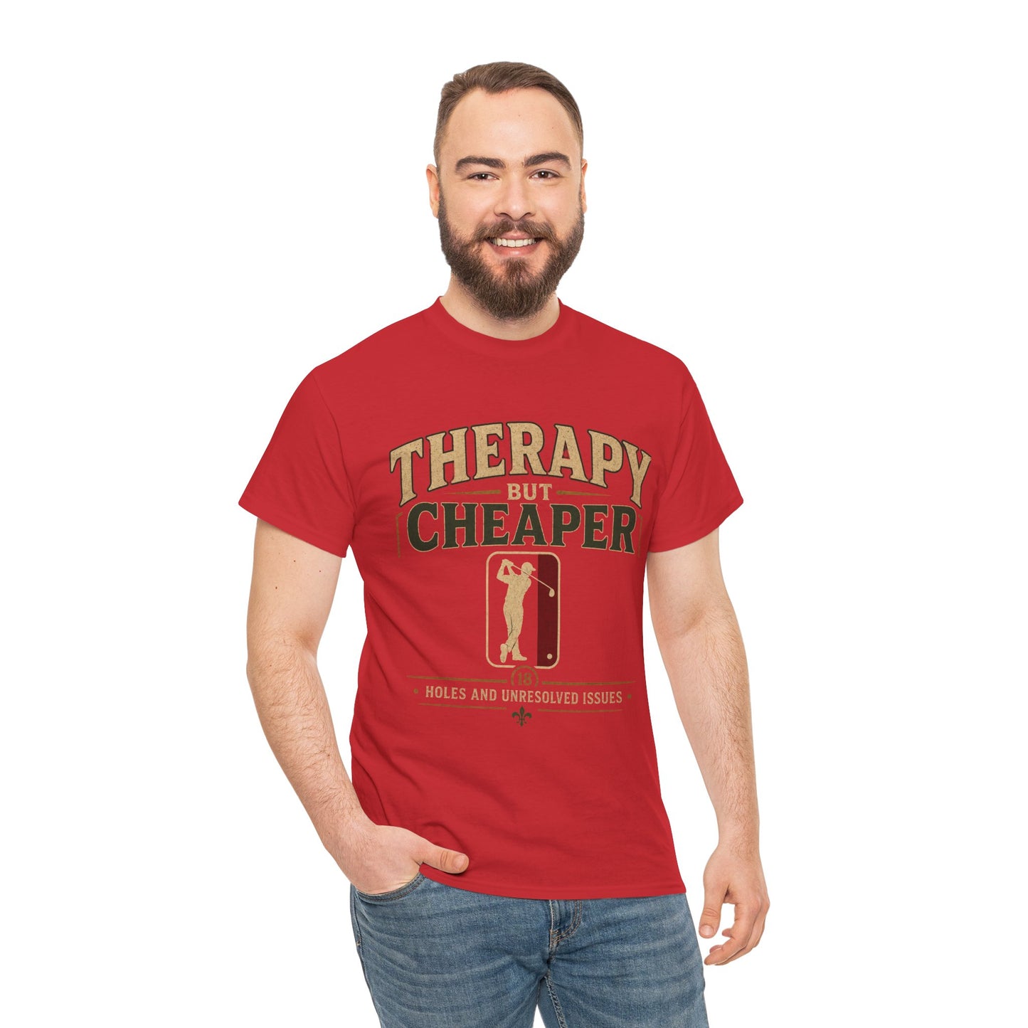 Golf Therapy Tee — "Therapy But Cheaper" Shirt