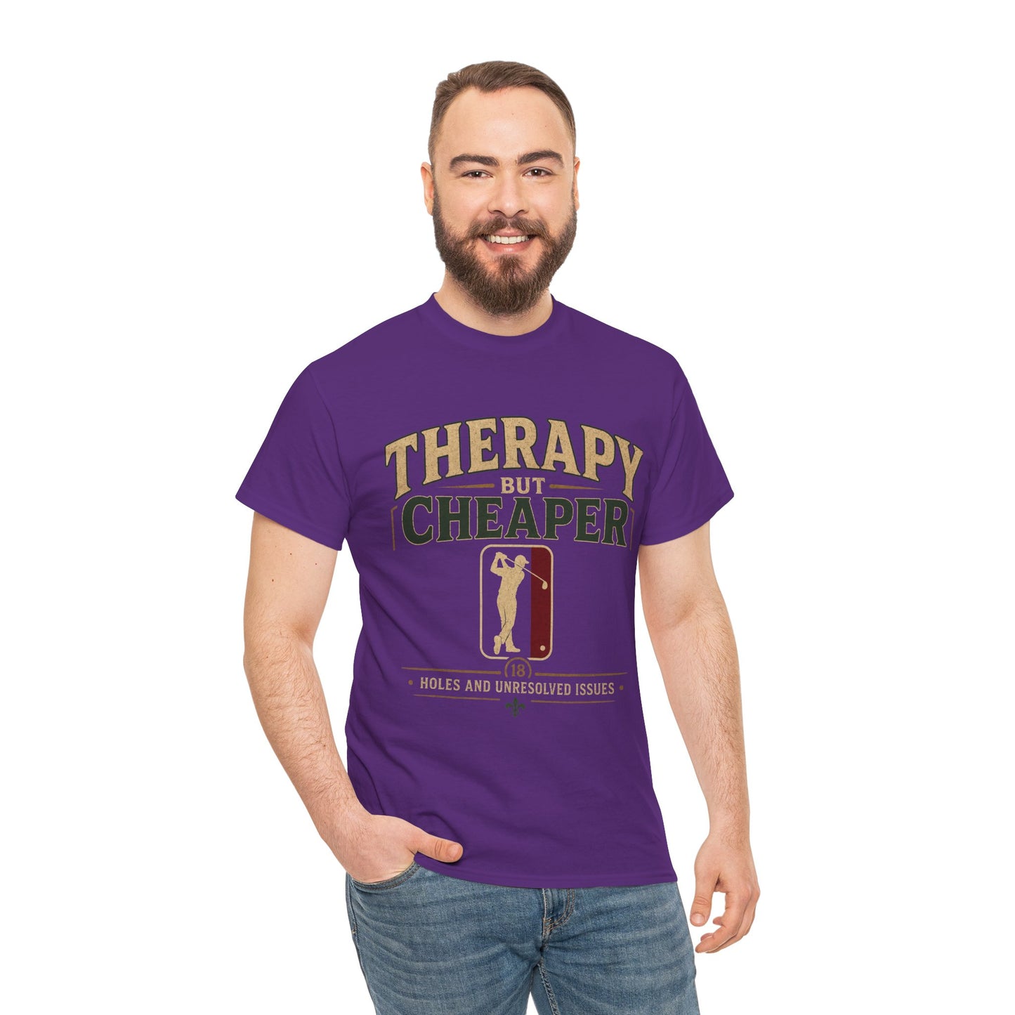 Golf Therapy Tee — "Therapy But Cheaper" Shirt