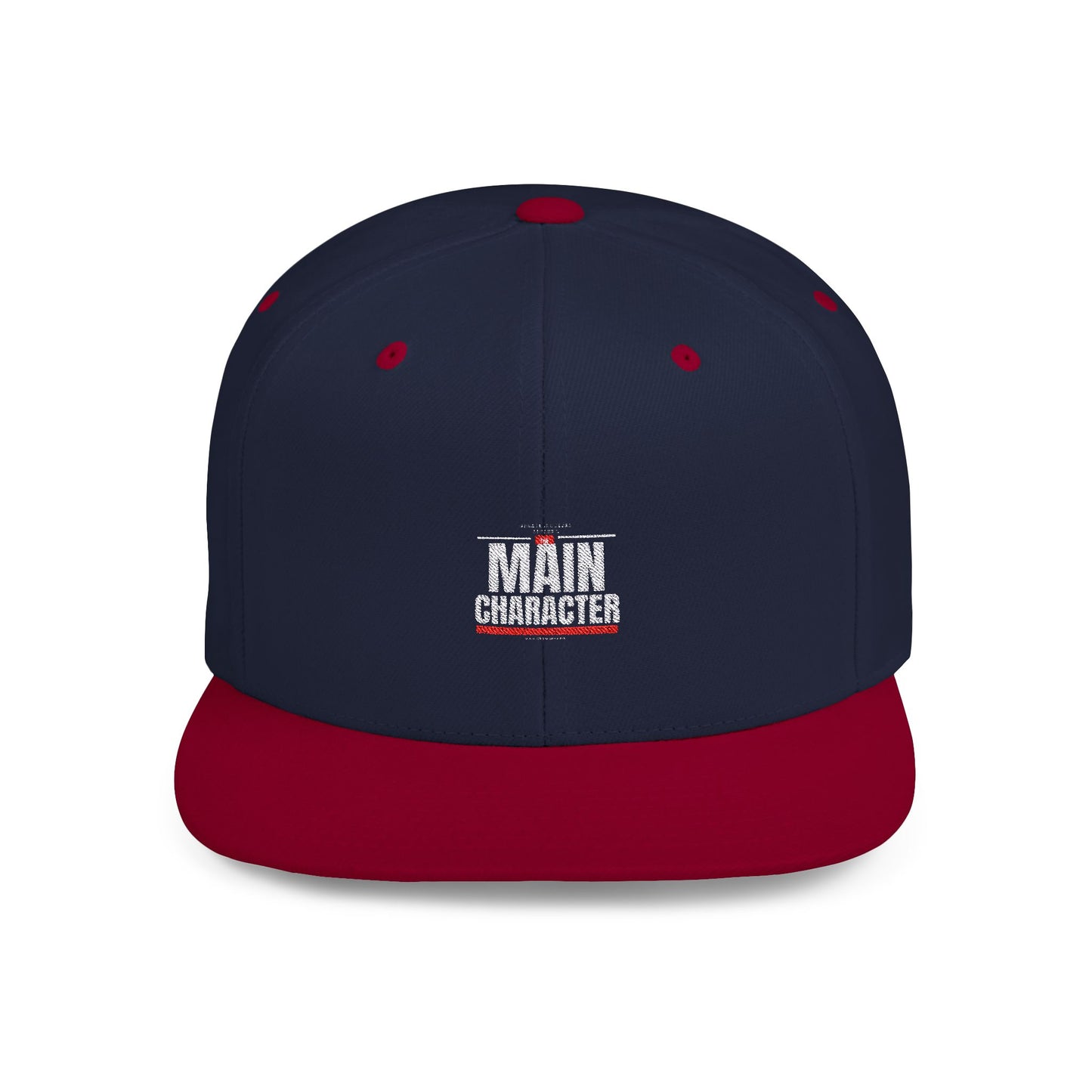 Main Character Flat Bill Snapback