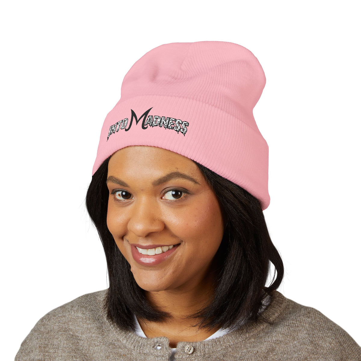 Into Madness Majin Logo Cuffed Beanie — Majin Logo