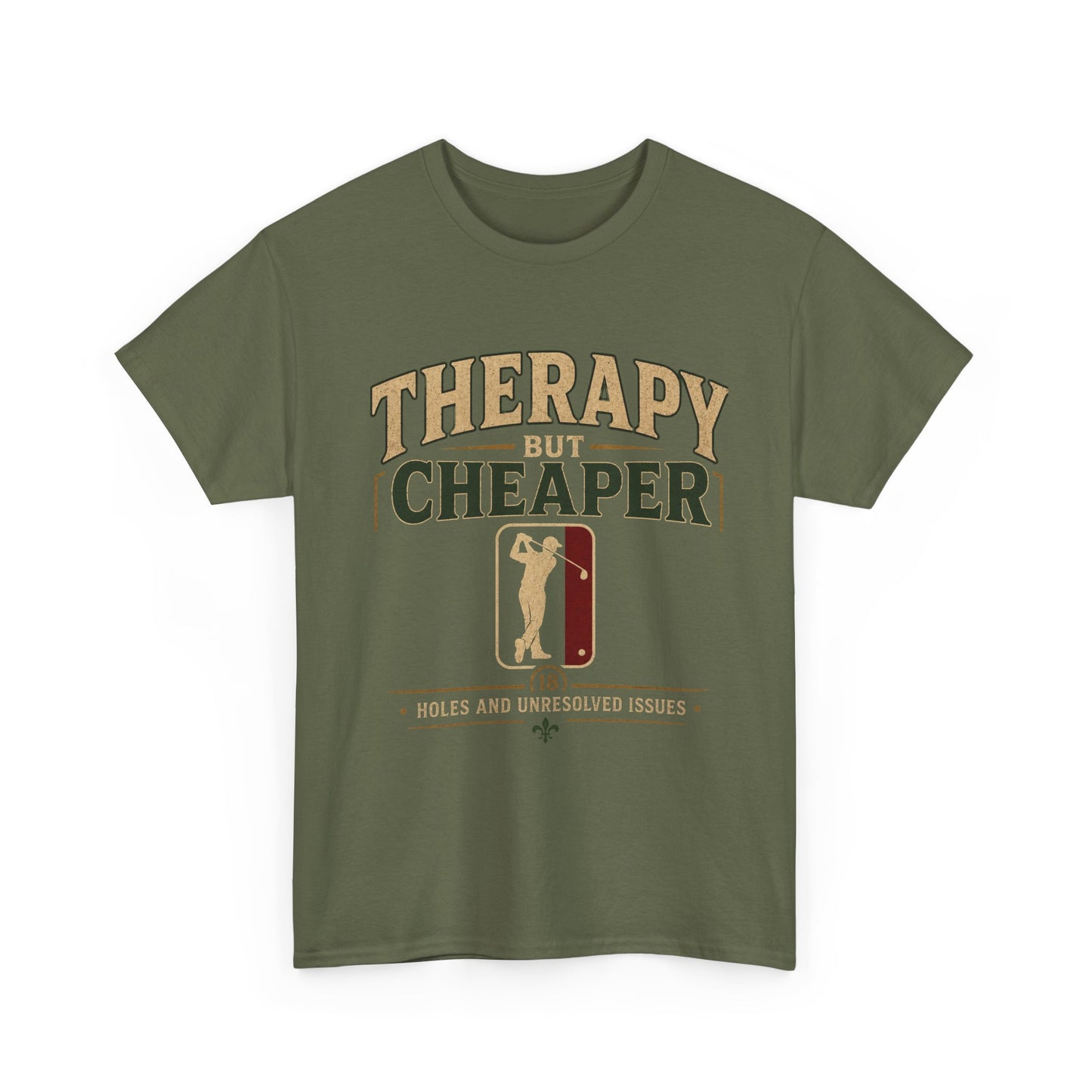 Golf Therapy Tee — "Therapy But Cheaper" Shirt