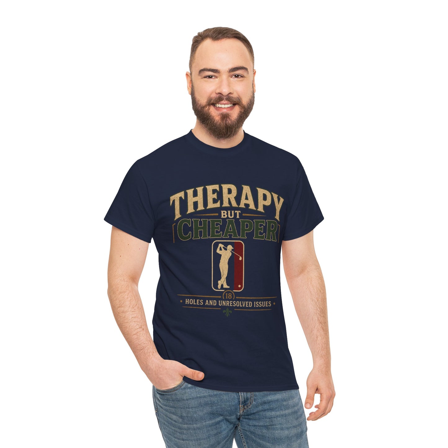 Golf Therapy Tee — "Therapy But Cheaper" Shirt