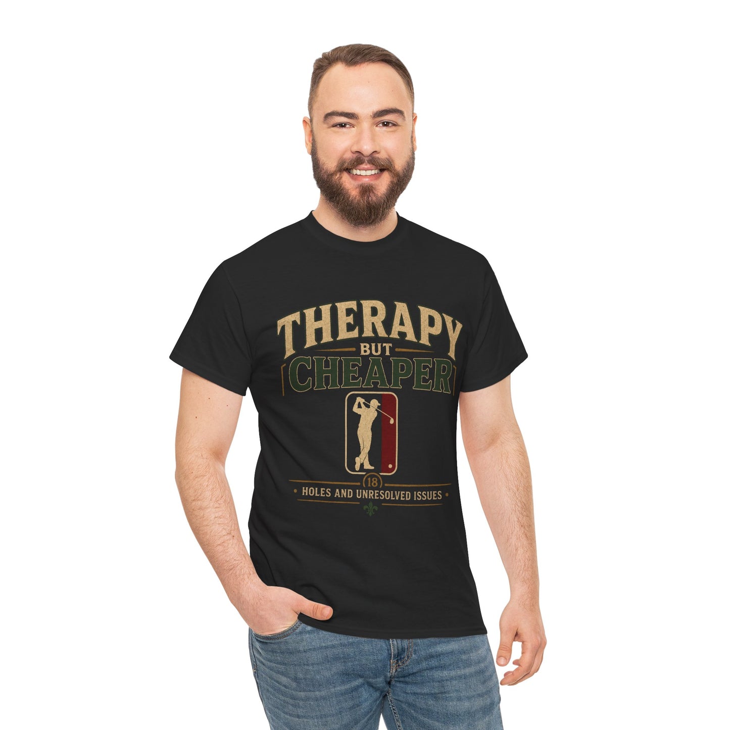 Golf Therapy Tee — "Therapy But Cheaper" Shirt