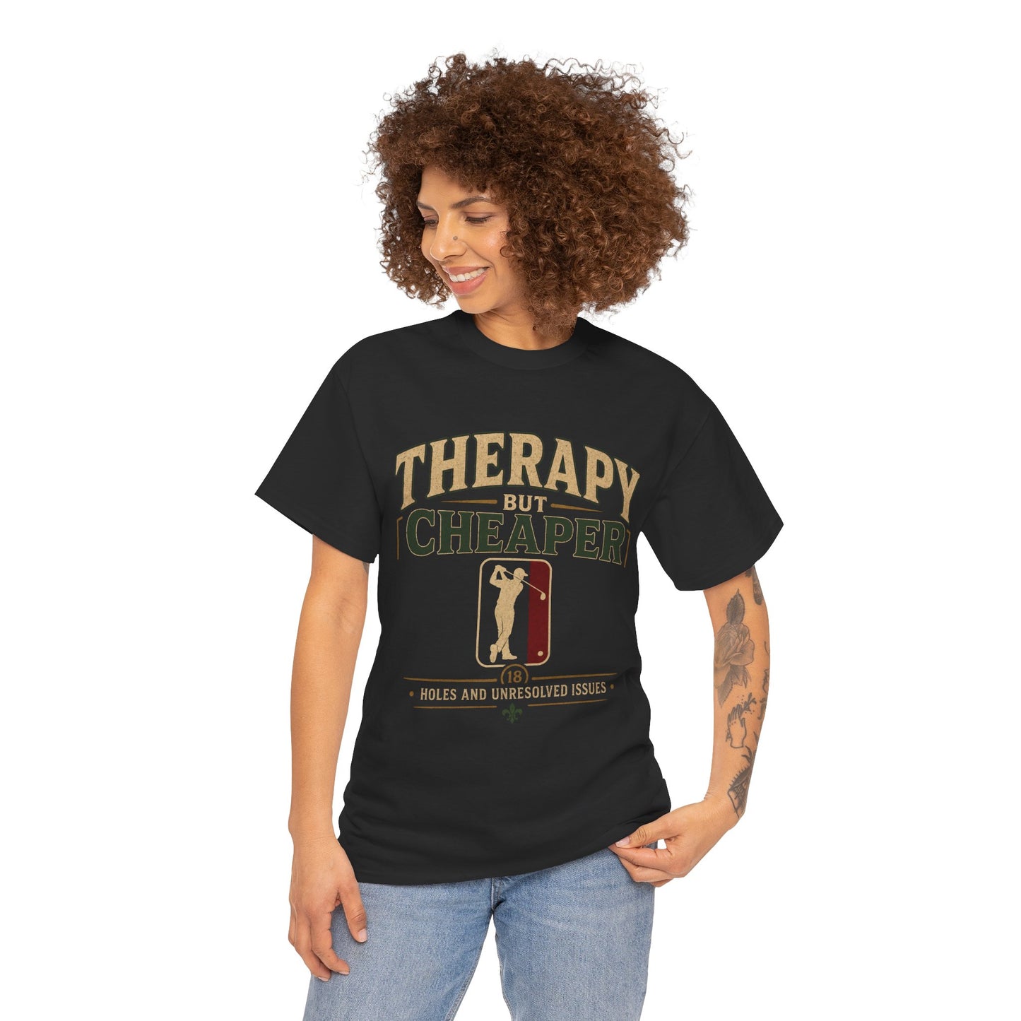Golf Therapy Tee — "Therapy But Cheaper" Shirt
