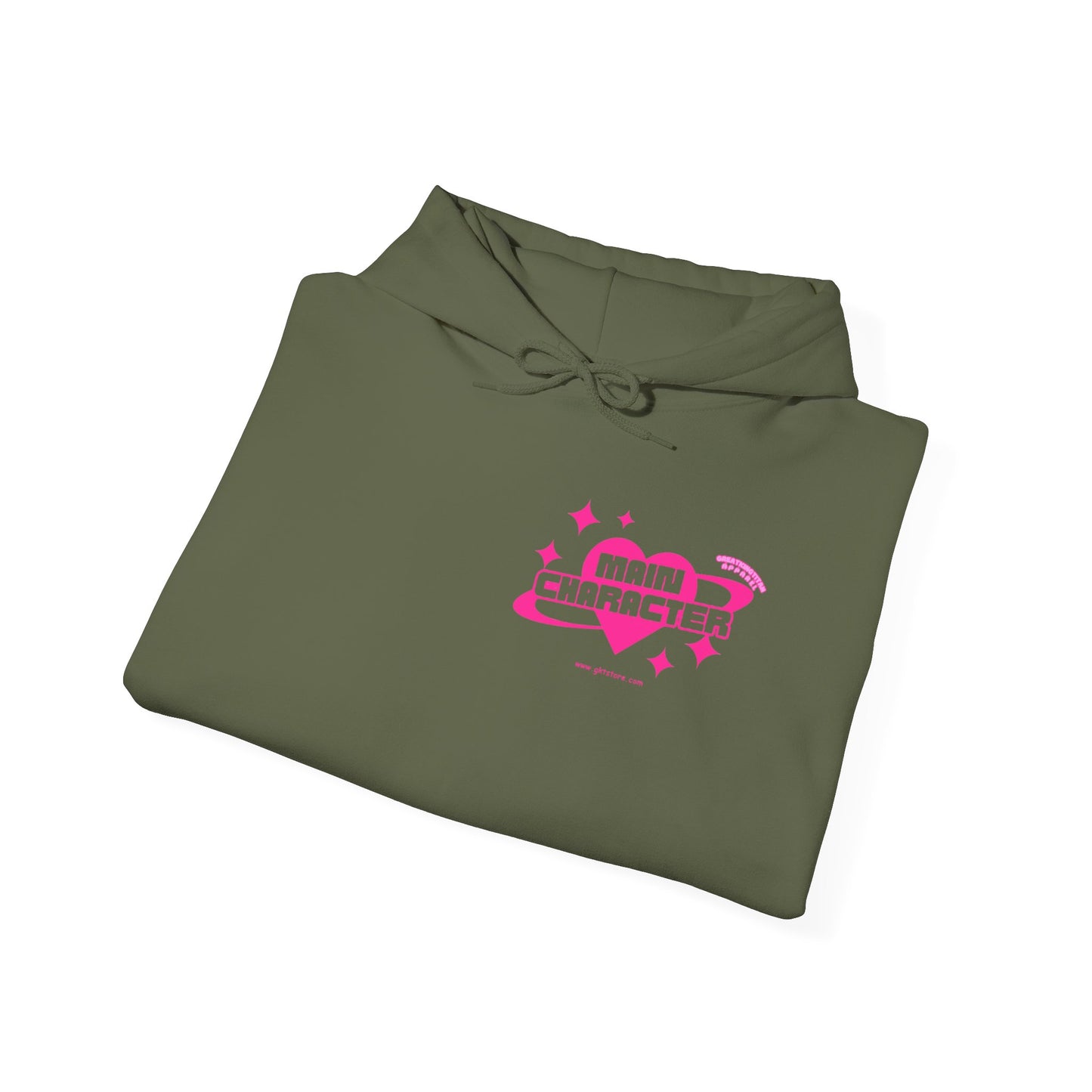 Main Character Pink Burst Hoodie