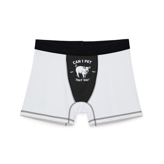 'Can I Pet That Hog?' Men's Boxers