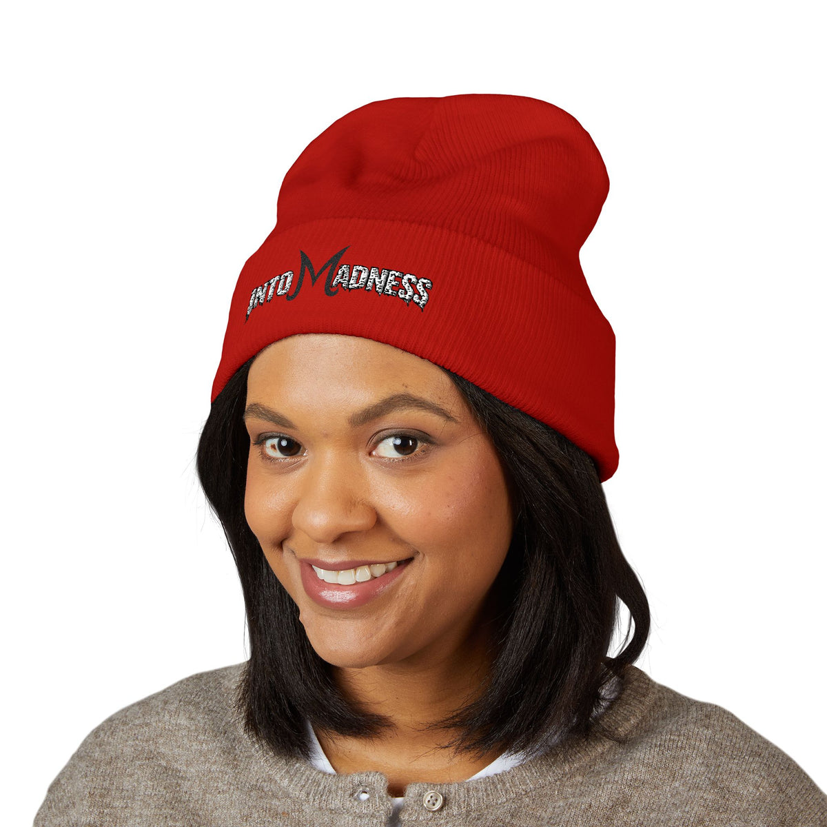 Into Madness Majin Logo Cuffed Beanie — Majin Logo