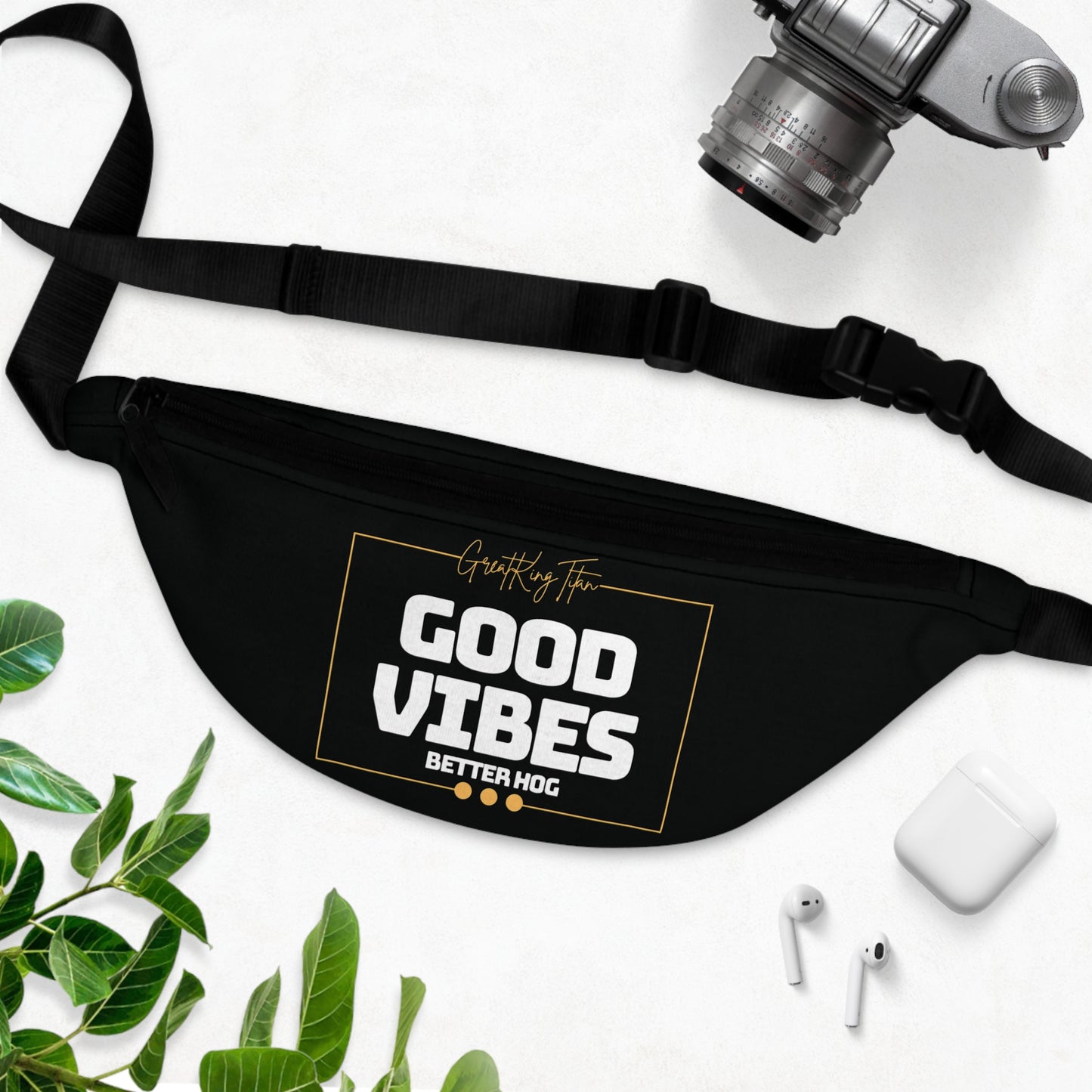Good Vibes Better Hog Fanny Pack