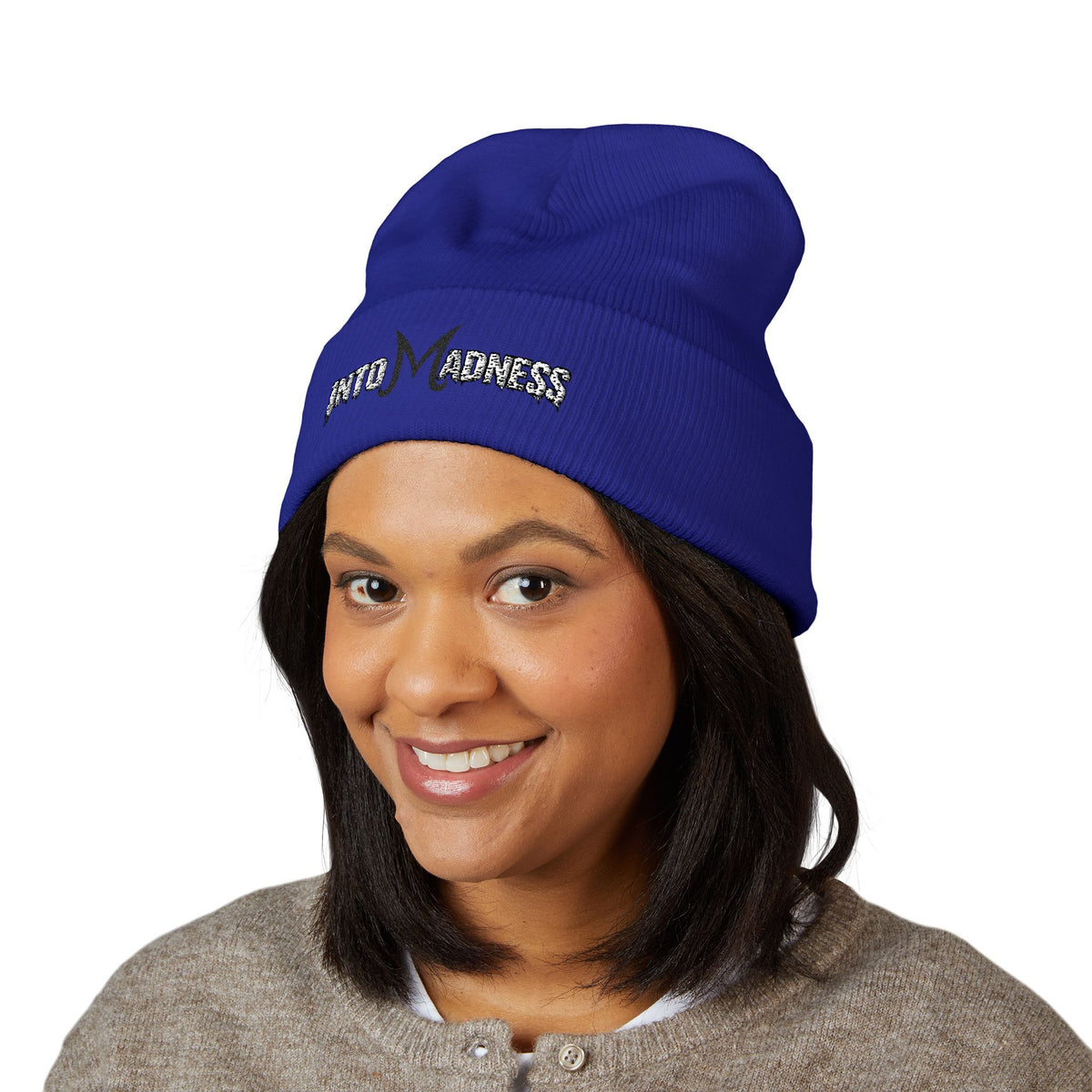 Into Madness Majin Logo Cuffed Beanie — Majin Logo